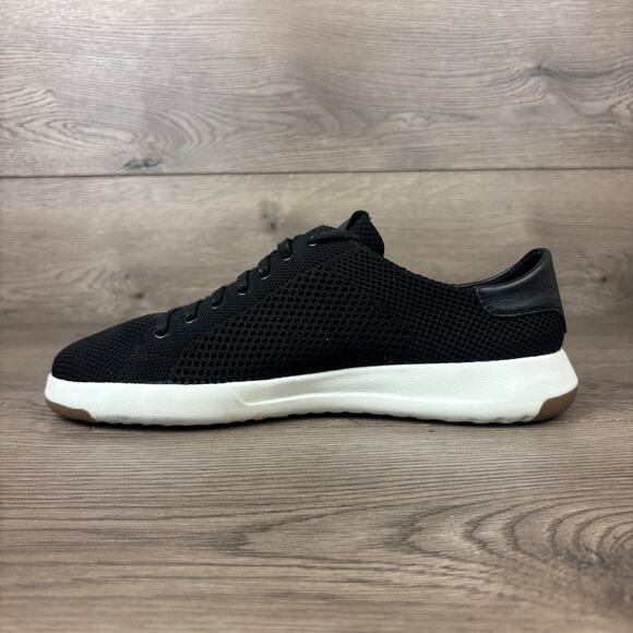 Cole Haan GrandPro Stitchlite Tennis Sneakers Mens 9.5 Black Optic White Lace Up - Picture 7 of 13